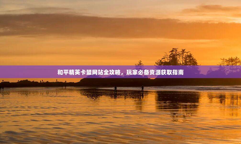 和平精英卡盟网站全攻略，玩家必备资源获取指南